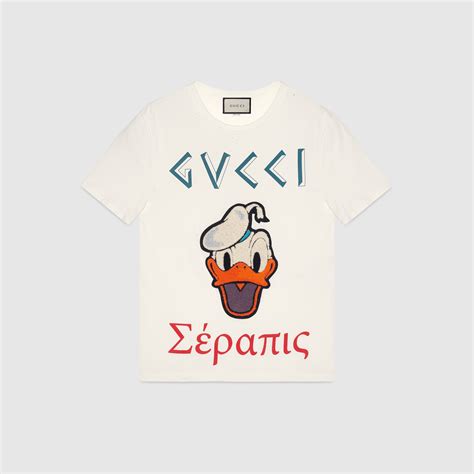 gucci donald duck t shirt fake - Gucci washed t shirt.